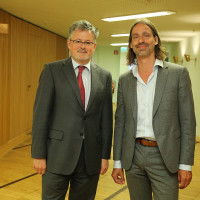 phil.cologne 2016: Historiker und Philosoph: Christopher Clark und Richard David Precht ©Ast/Jürgens