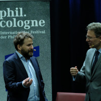 phil.cologne 2017: Wolfram Eilenberger und Luciano Floridi ©Ast/Juergens