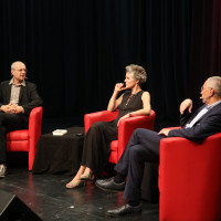 phil.cologne 2018: Klaus Cäsar Zehrer, Svenja Flaßpöhler und Konrad Paul Liessmann (v.l.n.r.) © Ast/Juergens