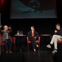 phil.cologne 2018: Gerhard Thiele (l.), Sibylle Anderl und Jürgen Wiebicke © Ast/Juergens