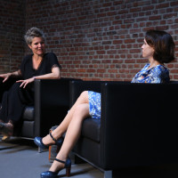 phil.cologne 2018: Svenja Flaßpöhler (l.) und Barbara Bleisch © Ast/Juergens