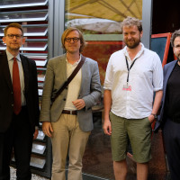 phil.cologne 2018: Andreas Urs Sommer, Markus Gabriel, Tobias Bock und Wolfram Eilenberger © Ast/Juergens