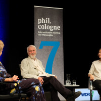 phil.cologne 2019: Svenja Flaßpöhler, Gernot Böhme und Giulia Enders ©Ast/Juergens