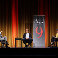 phil.cologne 2021: 06.09.: Michel Friedmann, Harald Welzer und Barbara Bleisch. ©Ast/Juergens