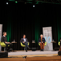 phil.cologne 2022: 08.06. Zeitenwende. Deutschland und der Krieg. Mit Gerald Knaus, Gerd Koenen und Julian Nida-Rümelin. Mod.: Svenja Flaßpöhler ©Ast/Juergens