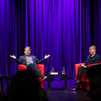 phil.COLOGNE 2023: 07.06.: Über-Leben: Mit Sartre in die Zukunft. Michel Friedman und Wolfram Eilenberger  ©Ast/Juergens