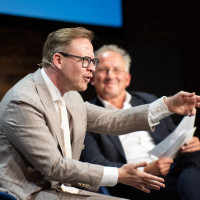 phil.COLOGNE 2024: 16.06. Was ist Realität? Mit Markus Gabriel. Mod.: Cai Werntgen ©KatjaTauber