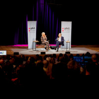 phil.COLOGNE 2025: 25.06. Verlust – ein Grundproblem der Moderne. Mit Andreas Reckwitz. Mod.: Svenja Flaßpöhler ©Katja Tauber