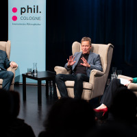 phil.COLOGNE 2025: 26.06.: Aufbruch ins All. Über das neue Grenzland der Menschheit. Mit Sibylle Anderl, Stephan Hobe und Hans Königsmann ©Hieronymus Rönneper