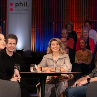 phil.COLOGNE 2026: 10.06.26: NANO Talk - Kollaps des Wissens Mit Martin Andree, Anna-Verena Nosthoff und Andreas Butz, Mod.: Stephanie Rohde © Katja Tauber