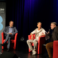 phil.cologne 2020: v.l.n.r.: Wolfgang Ullrich, Valentin Groebner und Stefan Koldehoff ©Ast/Juergens