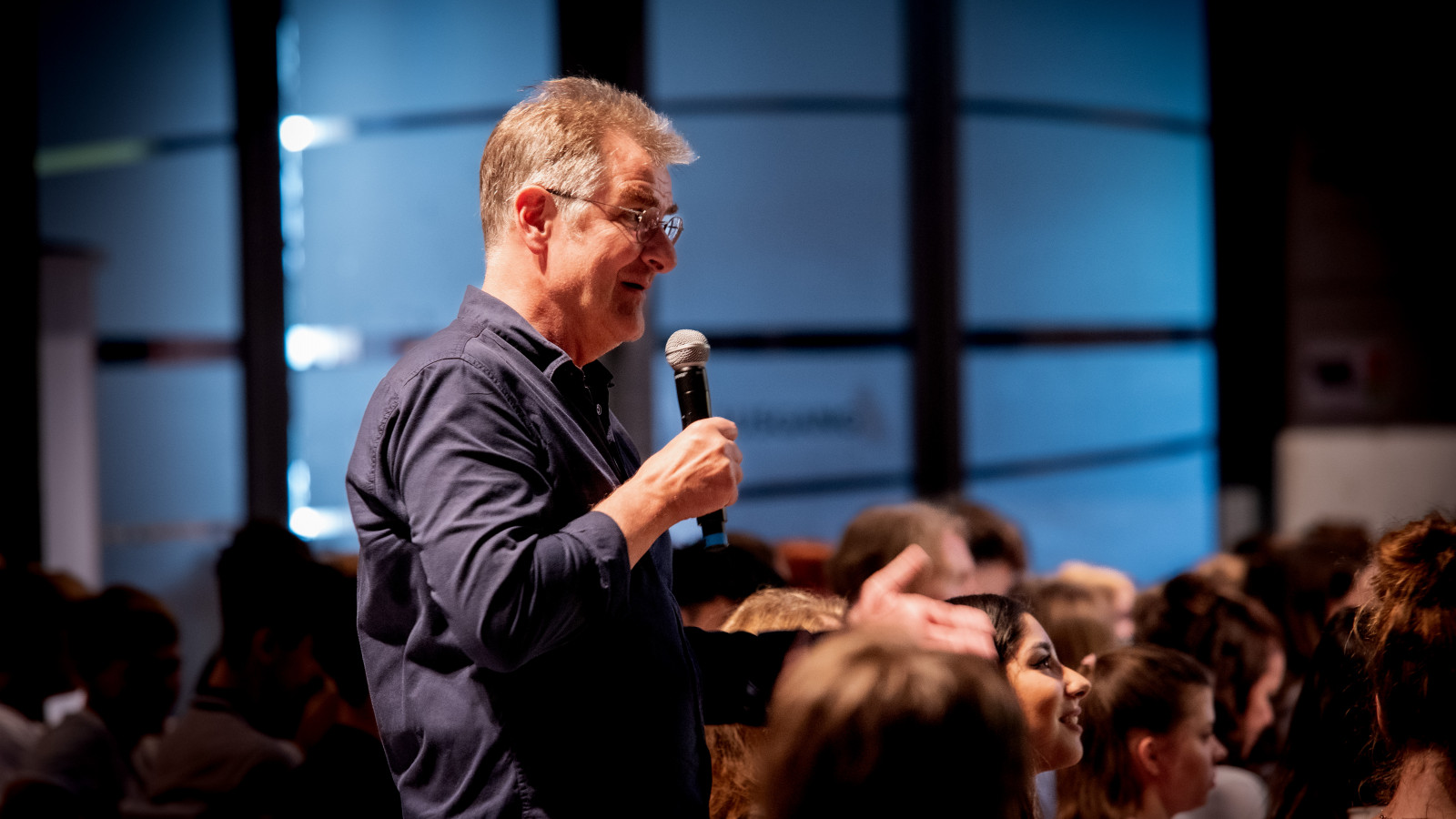 Jürgen Wiebicke im Publikum